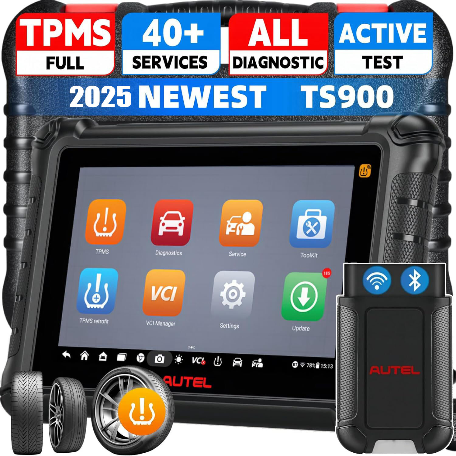 Autel Scanner MaxiTPMS TS900 Upgrade of TS608 All System Diagnostic Service Tool