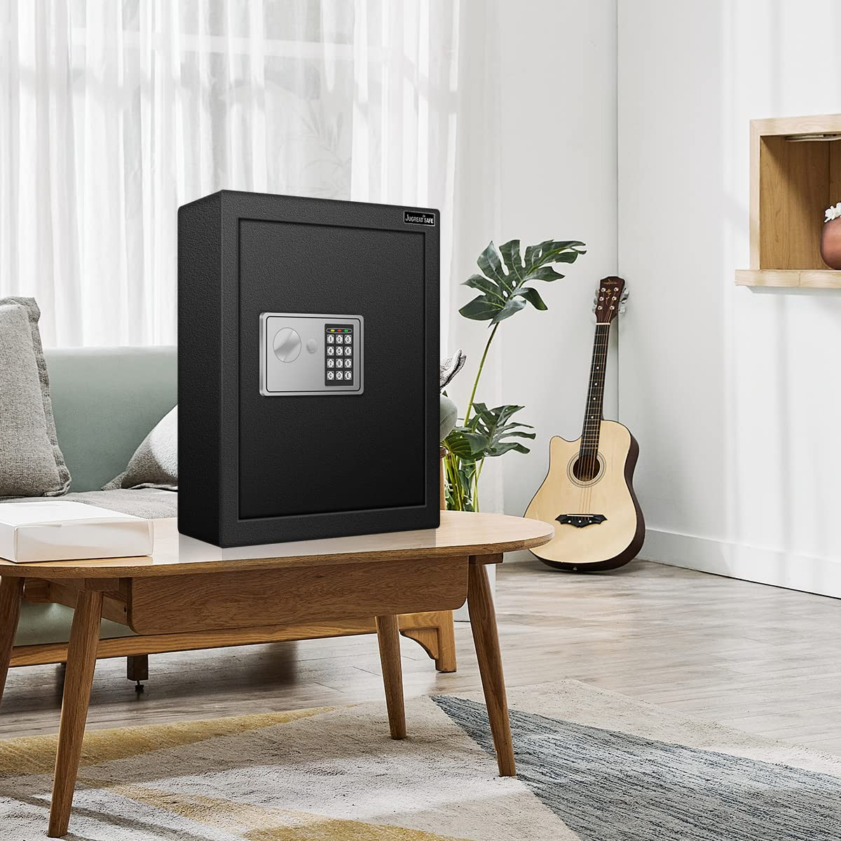 80 Keys Cabinet with Sensor Light,Electronic Key Safe,Pin Code Keyless Storag...