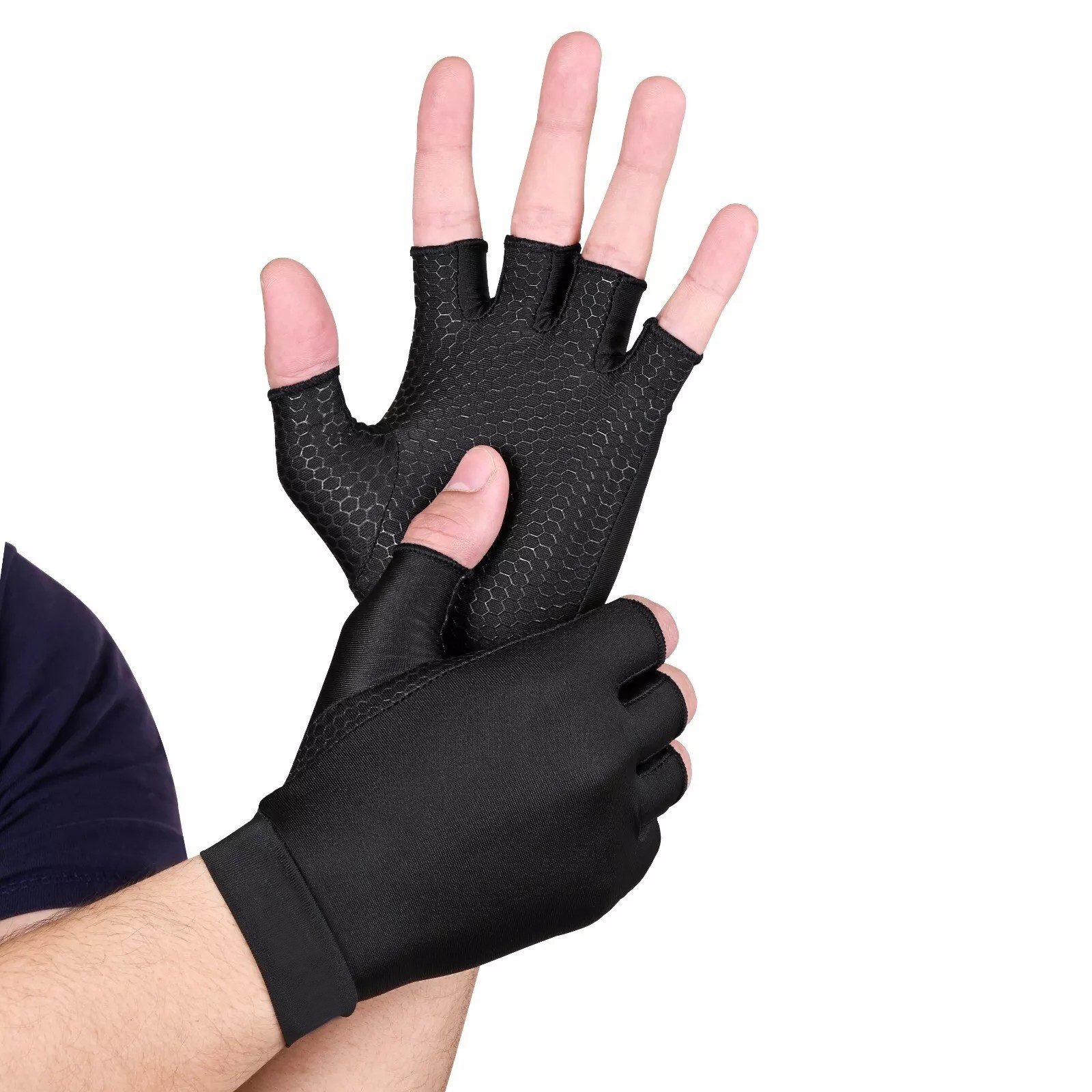 Gloves Arthritis Compression Fingerless Pain Relief Arthritic Hands Rheumatoid
