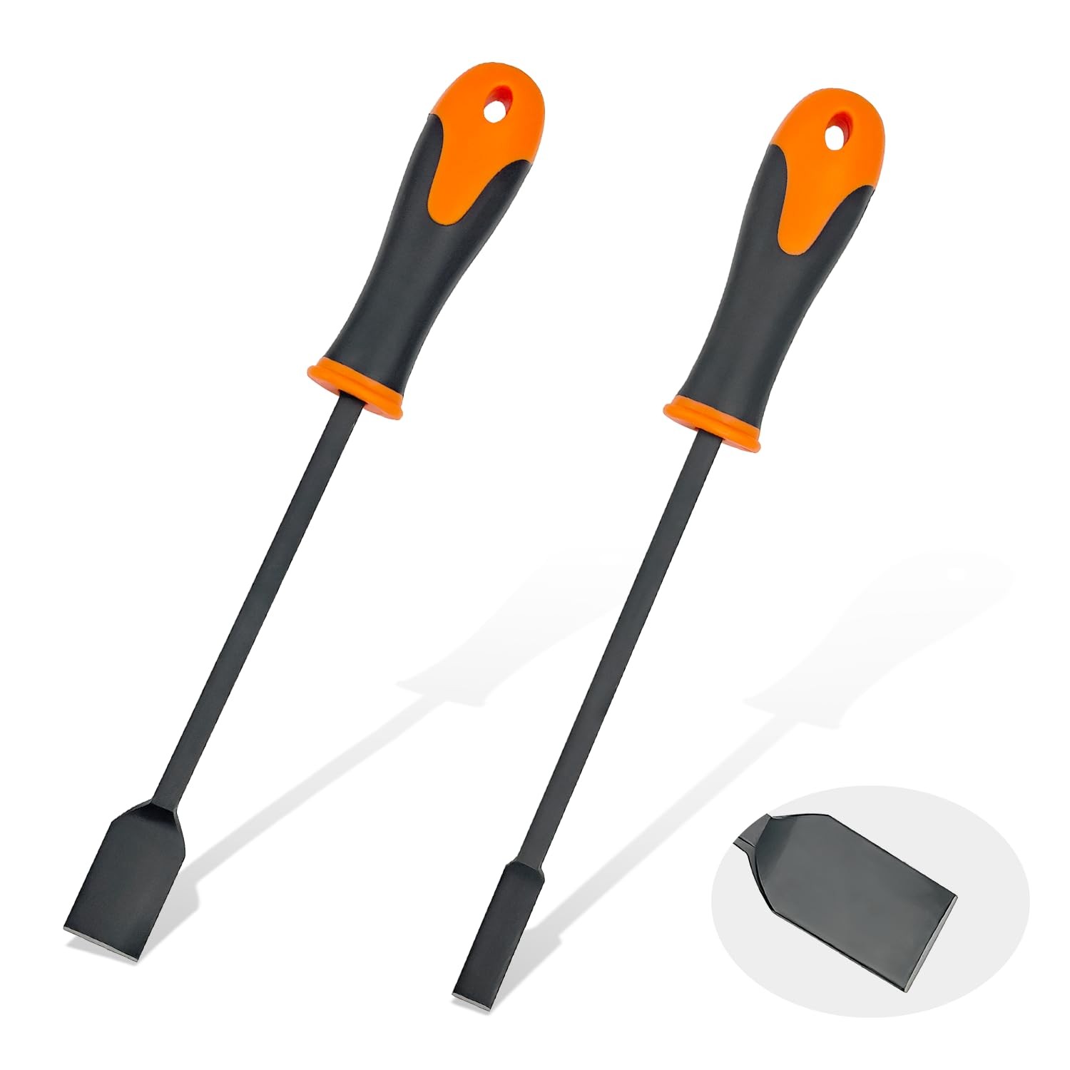 Professional Gasket Scraper Set (2-Piece), Chrome Vanadium Steel, 1" & 1/2" B...