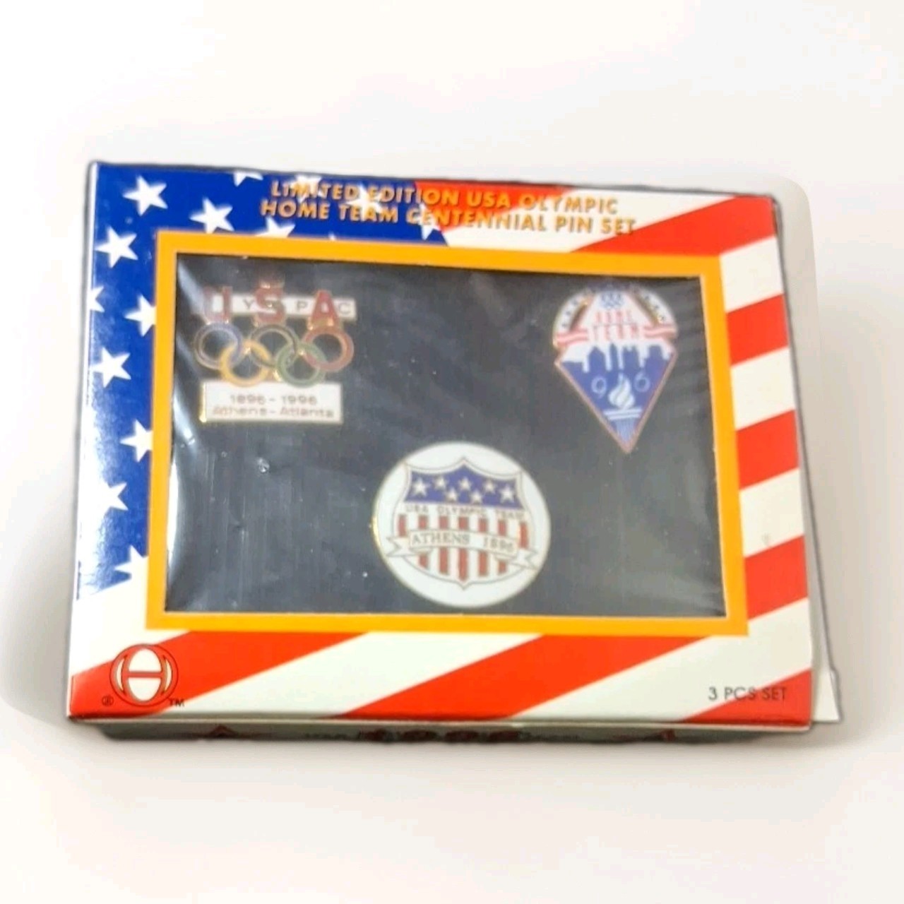 USA Olympic - Home Team Centennial Lapel Pin Set - JC Penney - 1996 - *SEALED*
