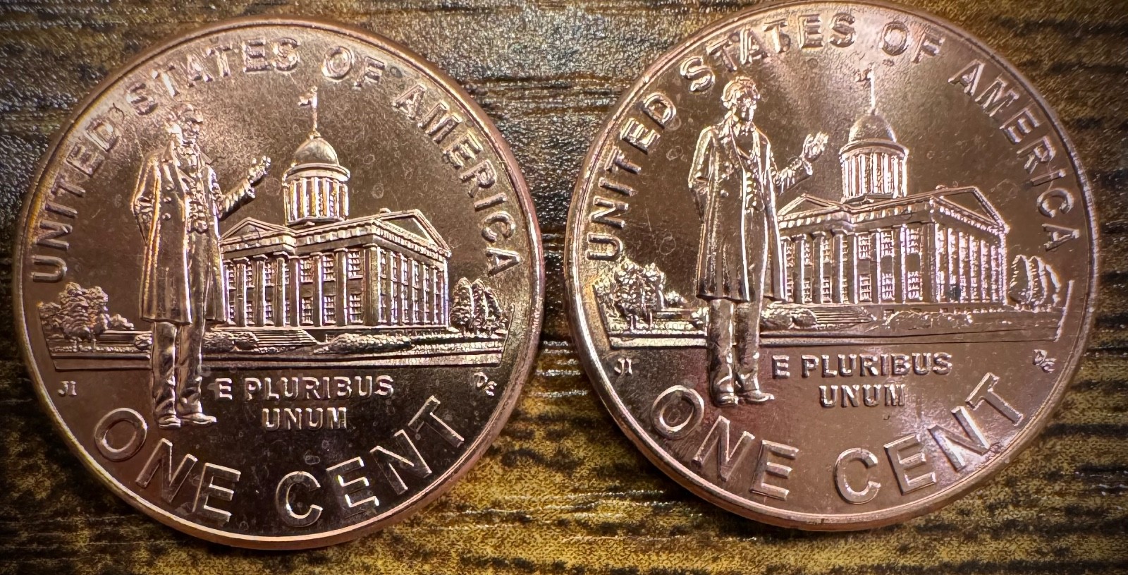 2009 Lincoln Cent Professional Life LP3 P D UNC BU 2 Coins From US Mint Rolls