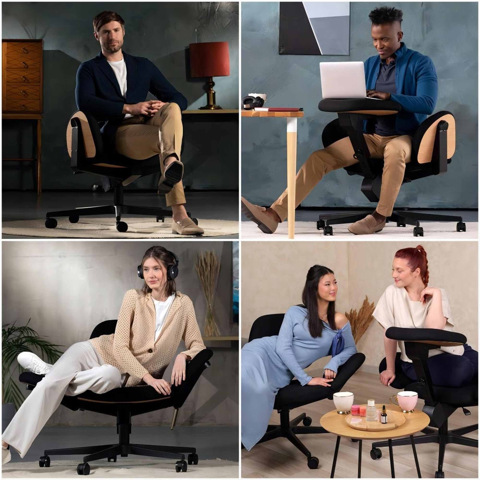 Creativity Multi-functional Meditation Cross Legged Home movable Office chair
