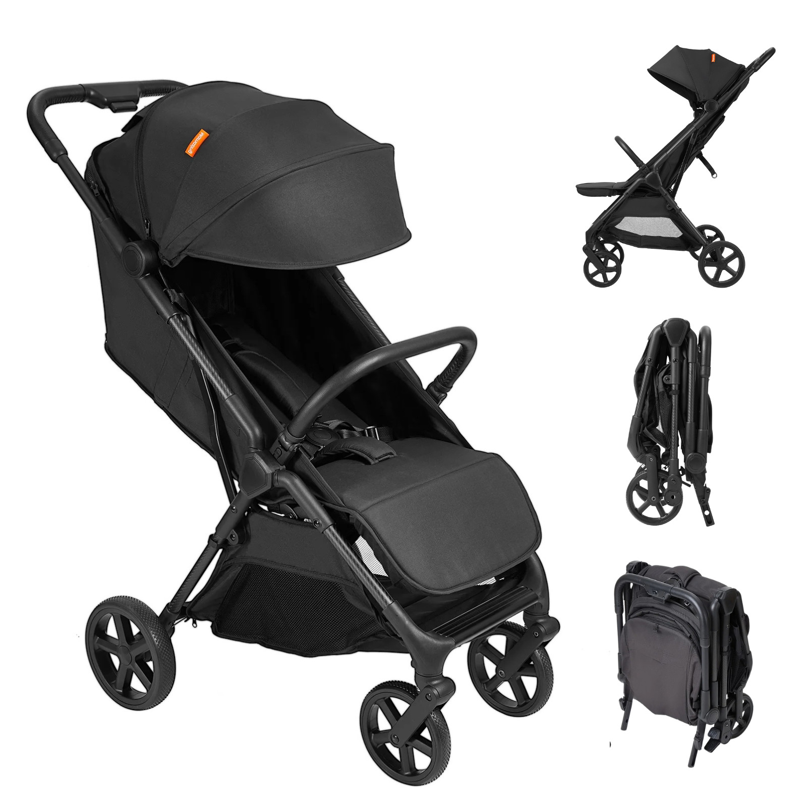 MAMAZING Air Lite Lightweight Baby Stroller Travel Carbon Fiber