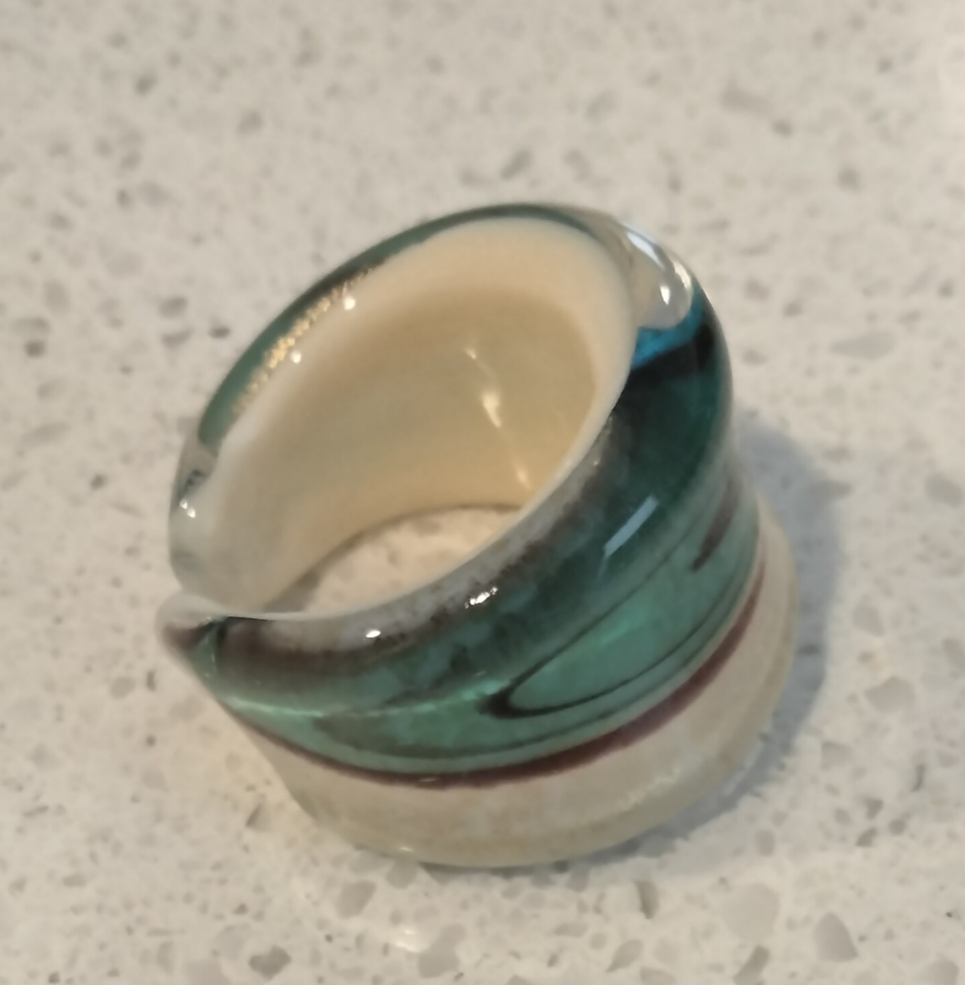 Artisan Uniquely Beautiful Glass Ring