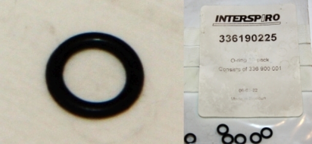 INTERSPIRO O-RING #336-190-225 336190225 336-900-001--SCBA AGA FIRE RESCUE MASK