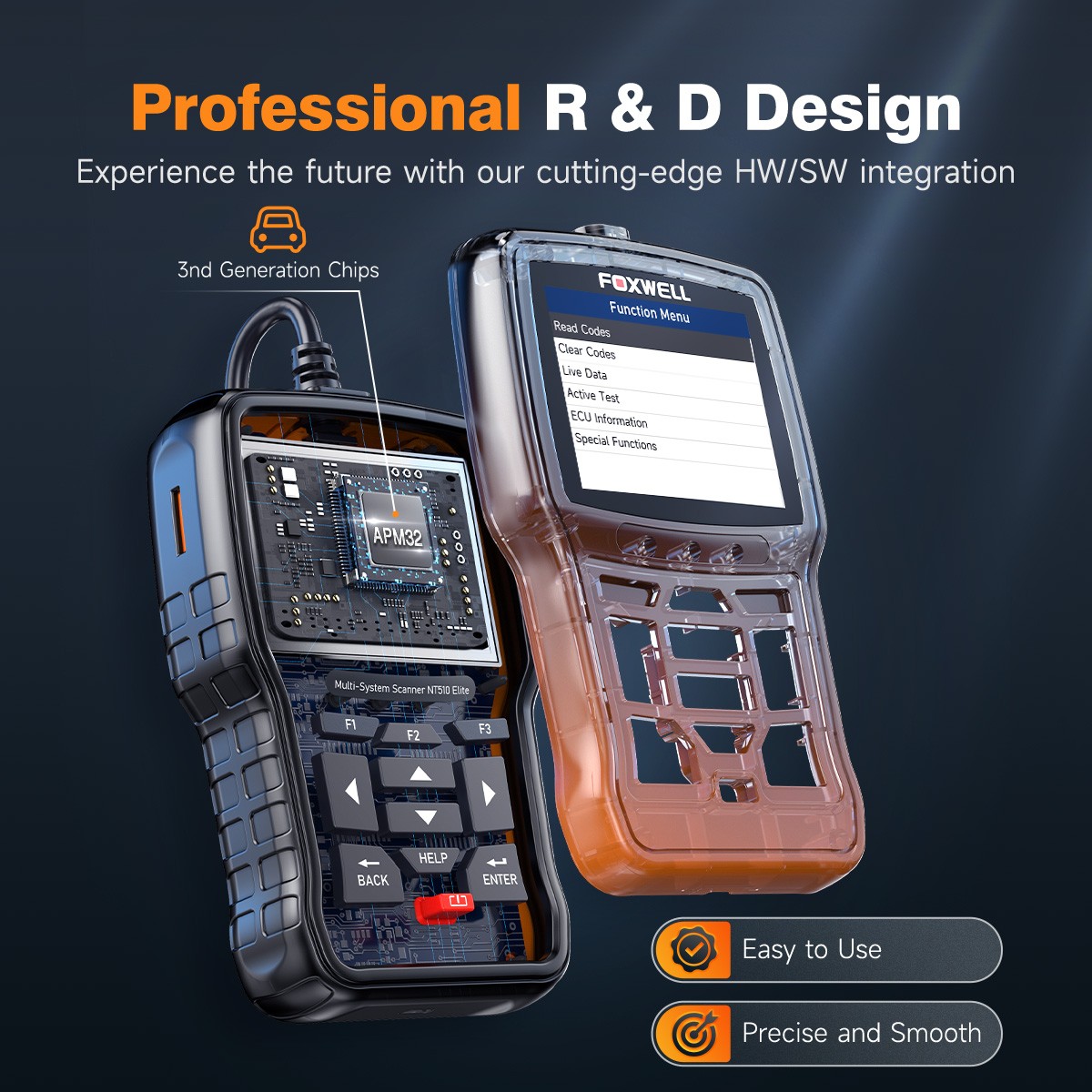 FOXWELL NT510 Elite for Toyota Bidirectional Scanner All System Diagnostic Tool