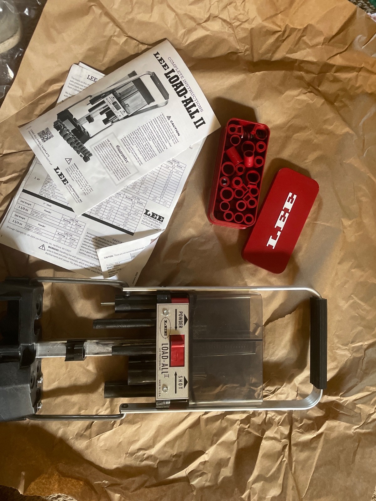 Lee Precision II Shotshell Reloading Press 20 GA Load All (Multi) Multi