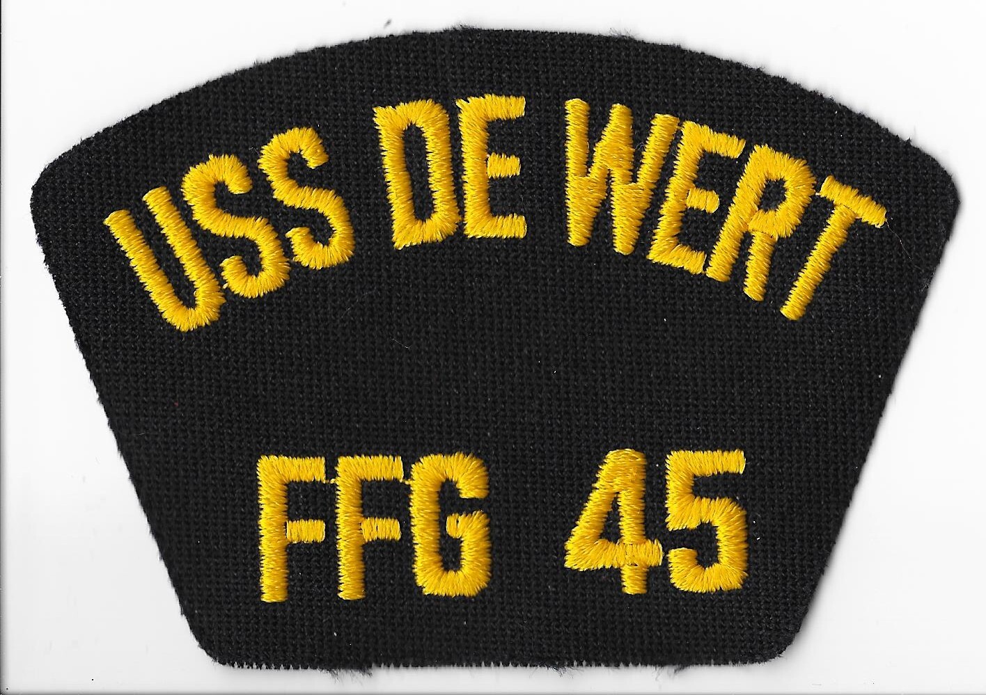 United States Navy USS De Wert FFG 45 Hat Patch V1