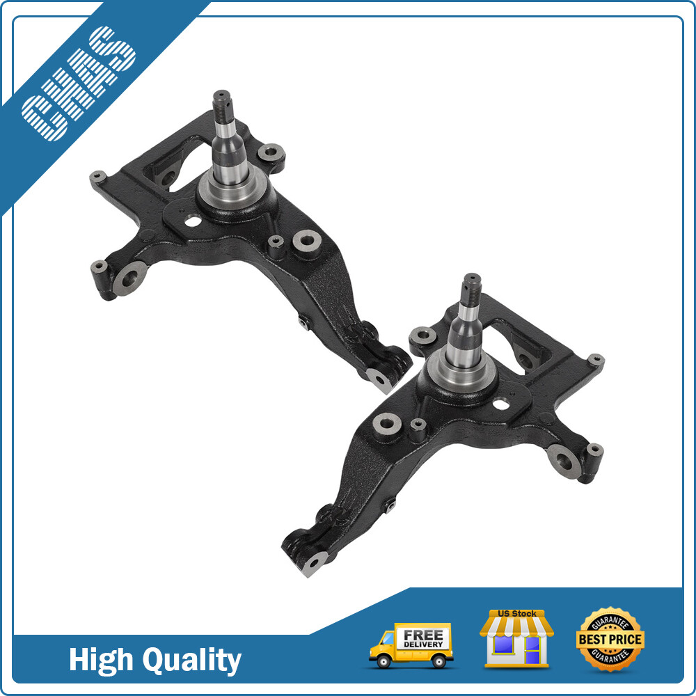 (2) Front Steering Knuckle For Ford Ranger RWD 2001-2005 2006 2007 2008 2009