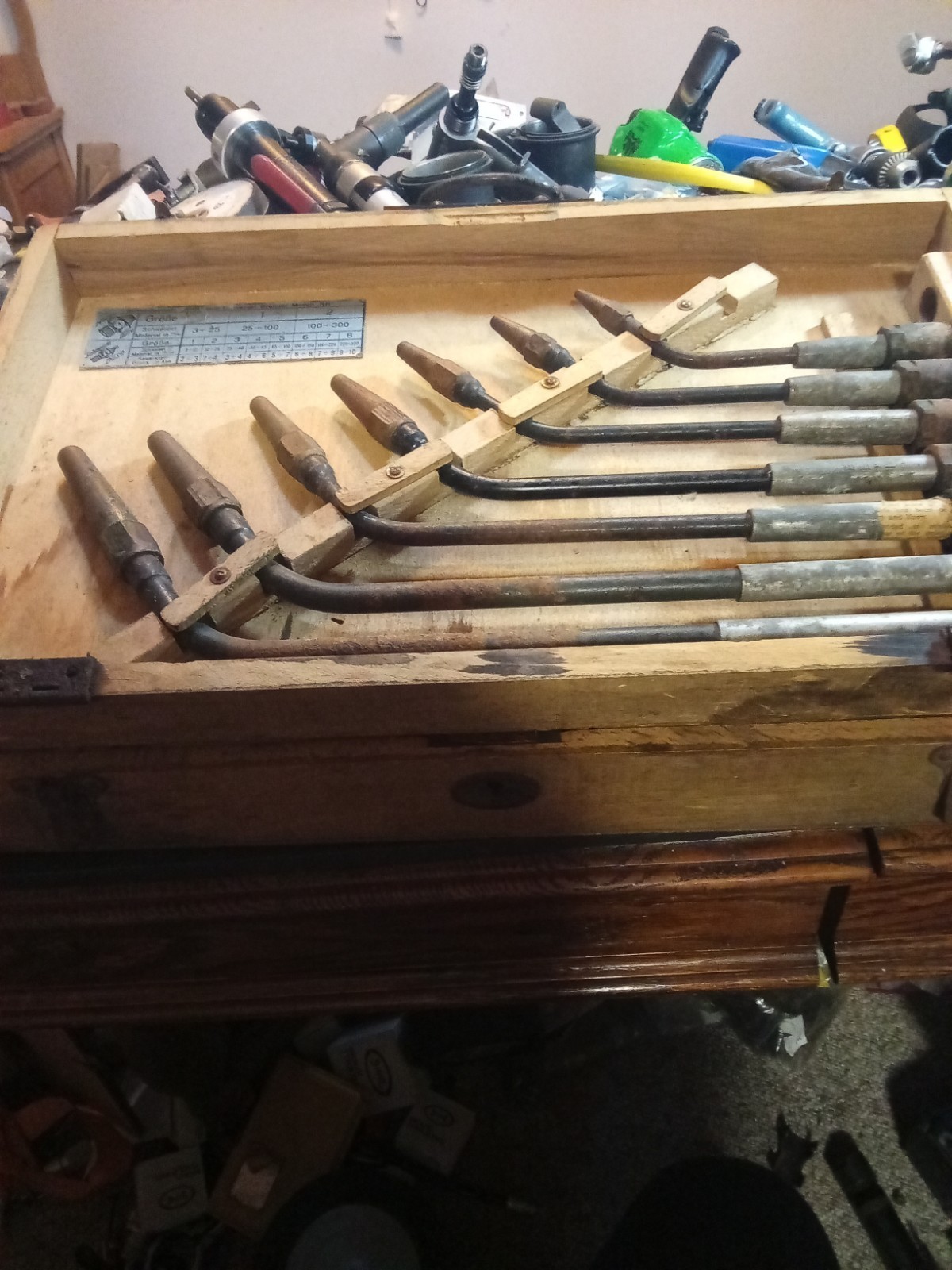 schneideinsatz Antique Torch & Weld Set