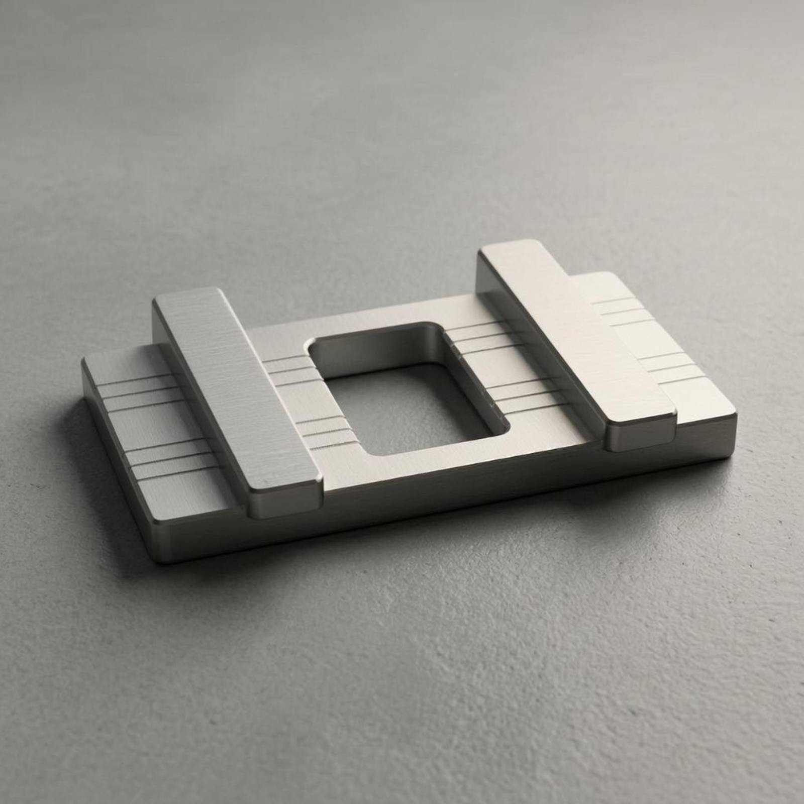Attractive Docking Plate Double-Sided Groove Rectangular Aluminum Plate