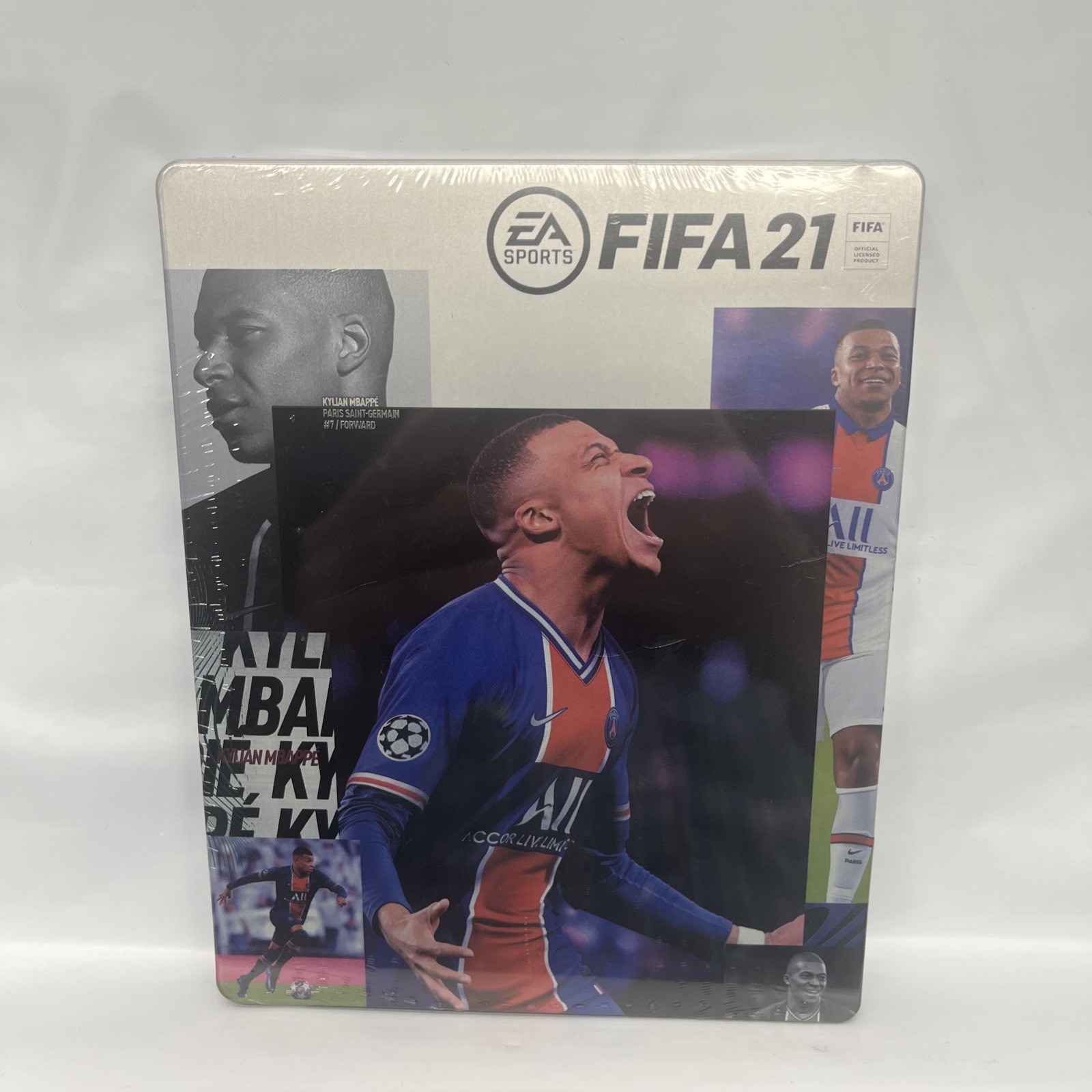 EA Sports FIFA 21 #7 KYLIAN MBAPPE' Collector's Edition SteelBook New- NO GAME