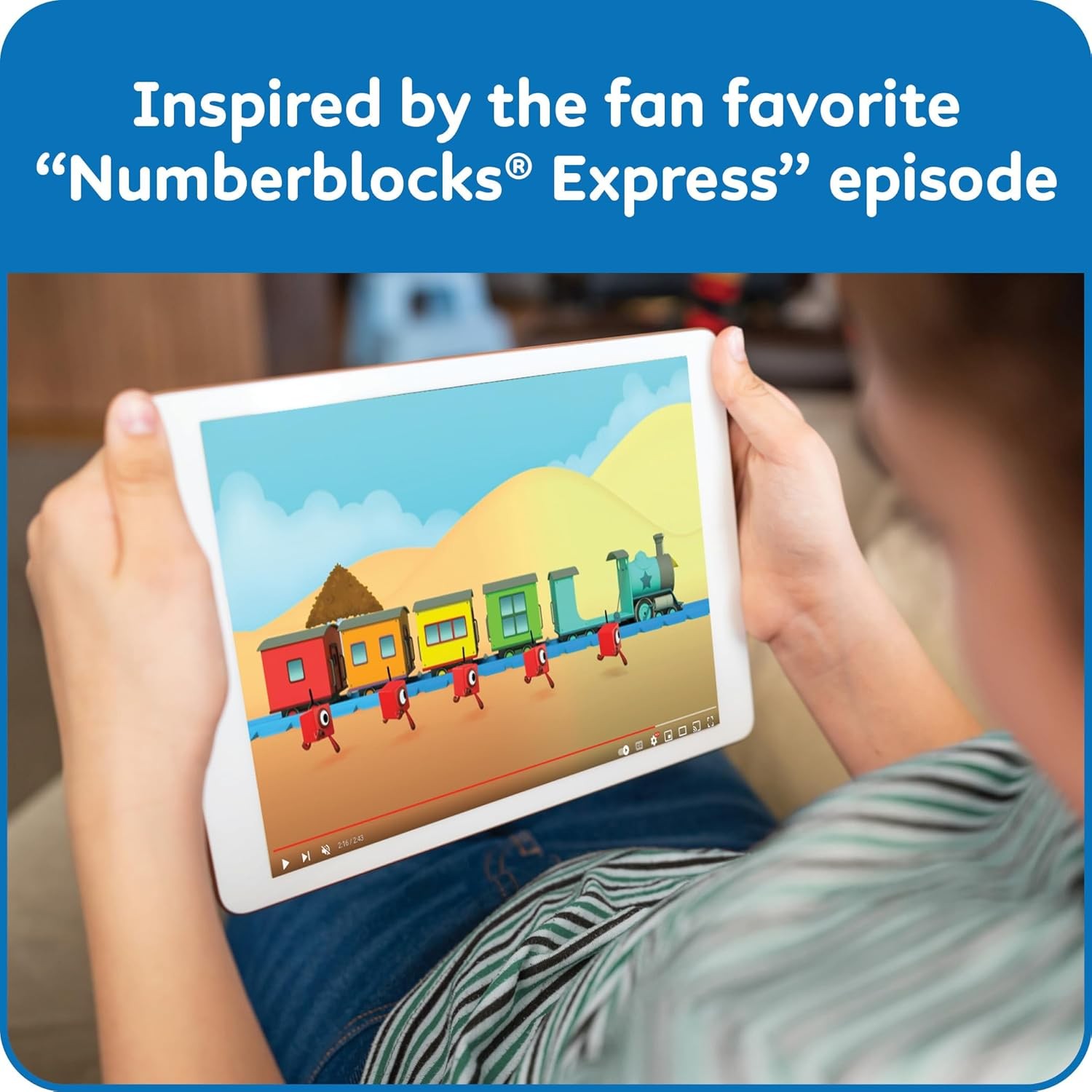 hand2mind Numberblocks Express Train MathLink Cubes Activity Set, Preschool...