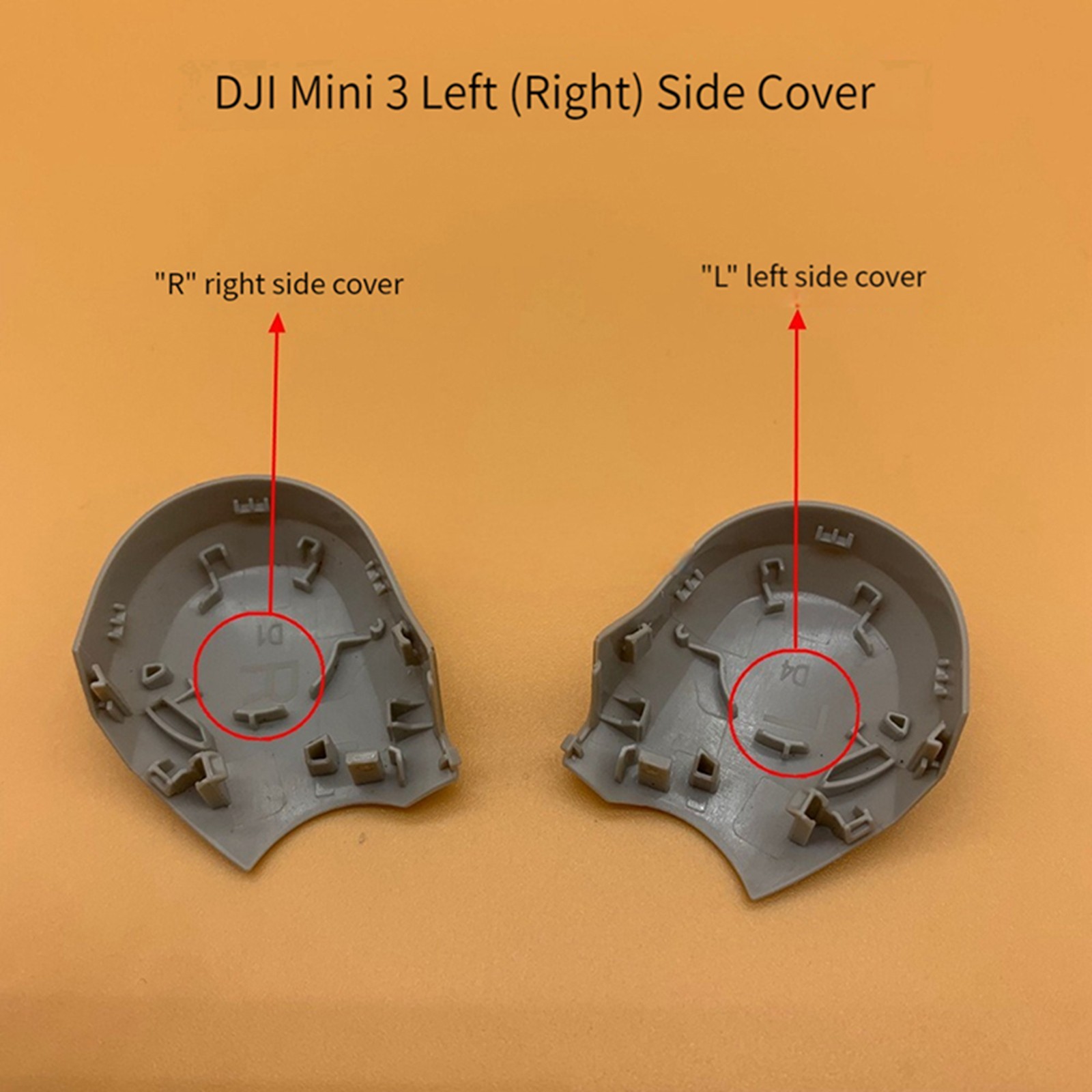 Left/Right Side Cover Original Drone Top Shell Accessories For DJI Mini 3 Drone
