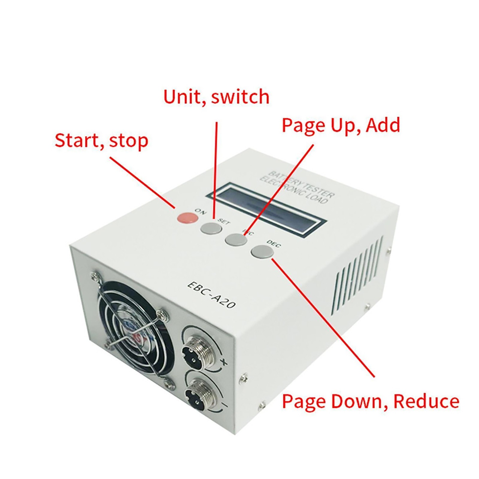 EBC-A20 Electronic Load Battery Load Capacity Tester Charge/Discharge