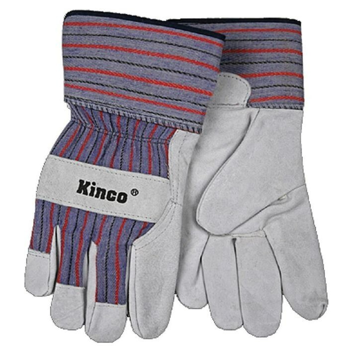 Kinco Kids Suede Cowhide Palm with Safety Cuff