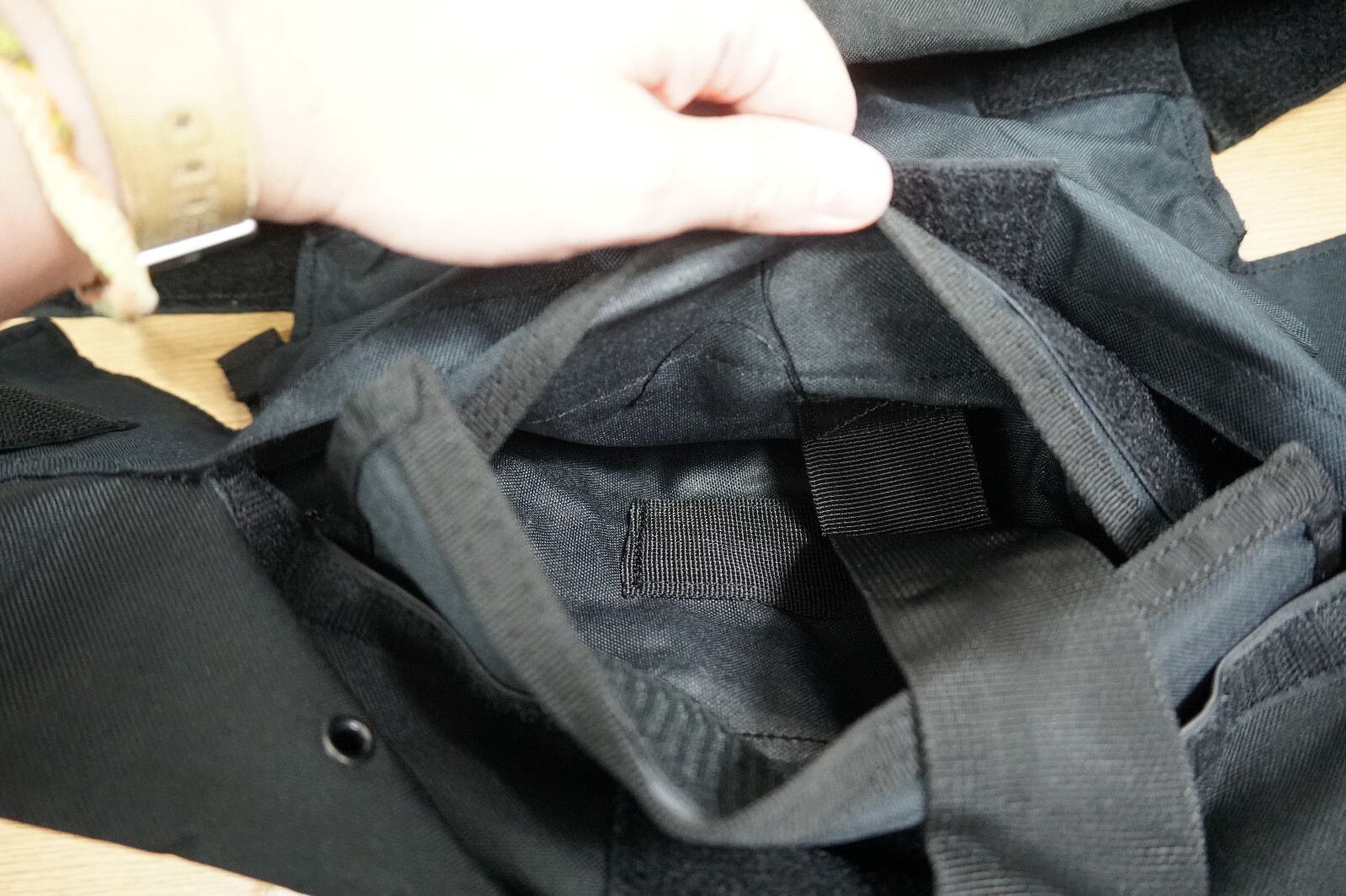 Coyote Body Armor Vest Molle Marked Level IIIA Medium/Large Black