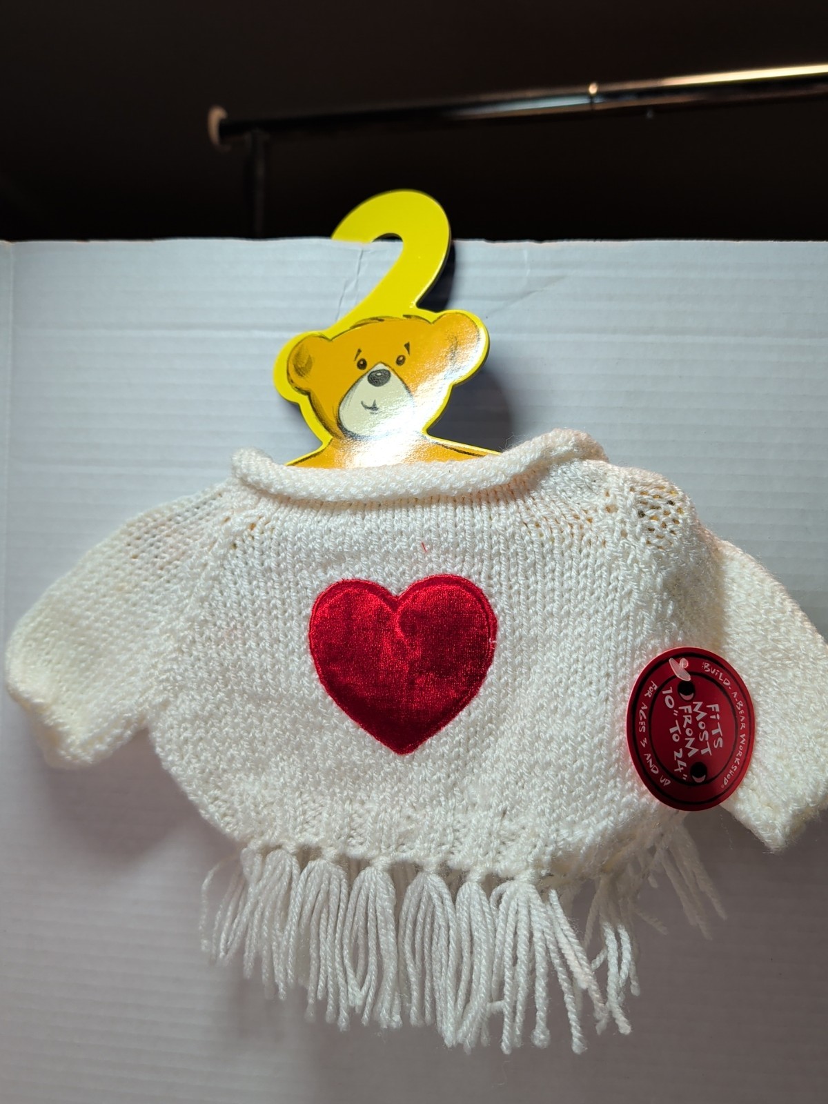 FOR doll or BEAR heart cover up build a bear