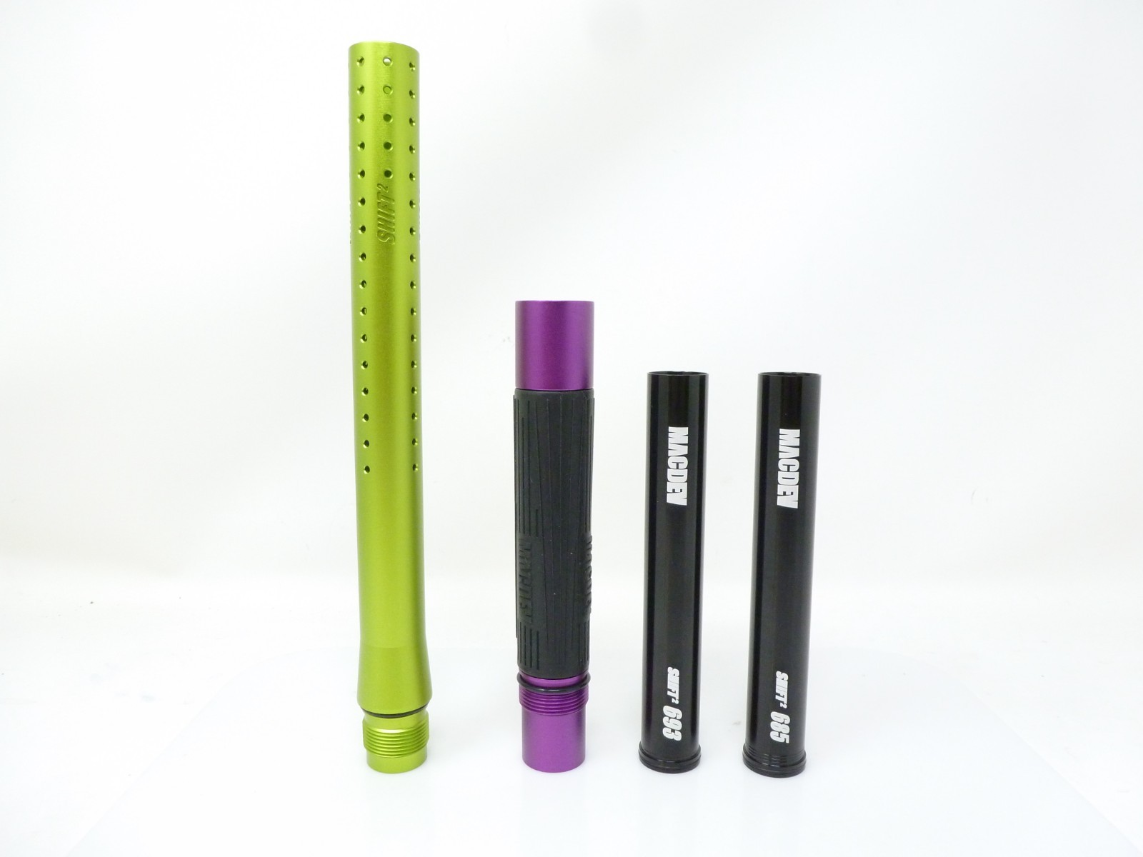 NEW 14" MACDEV SHIFT 2 BARREL KIT PURPLE LIME AUTOCOCKER THREAD CLONE CYBORG EGO