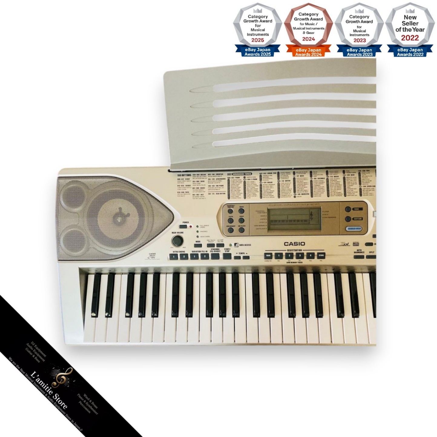 Casio CTK900 Electronic Keyboard 61 Keys Test Passed