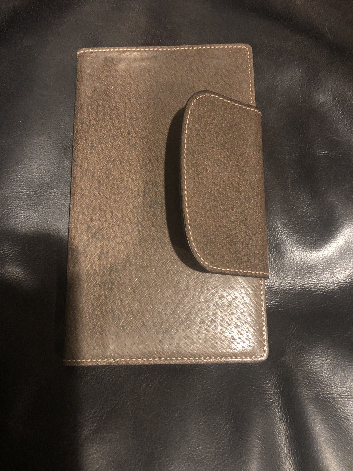 Authentic GUCCI Brown Leather Agenda Day Planner