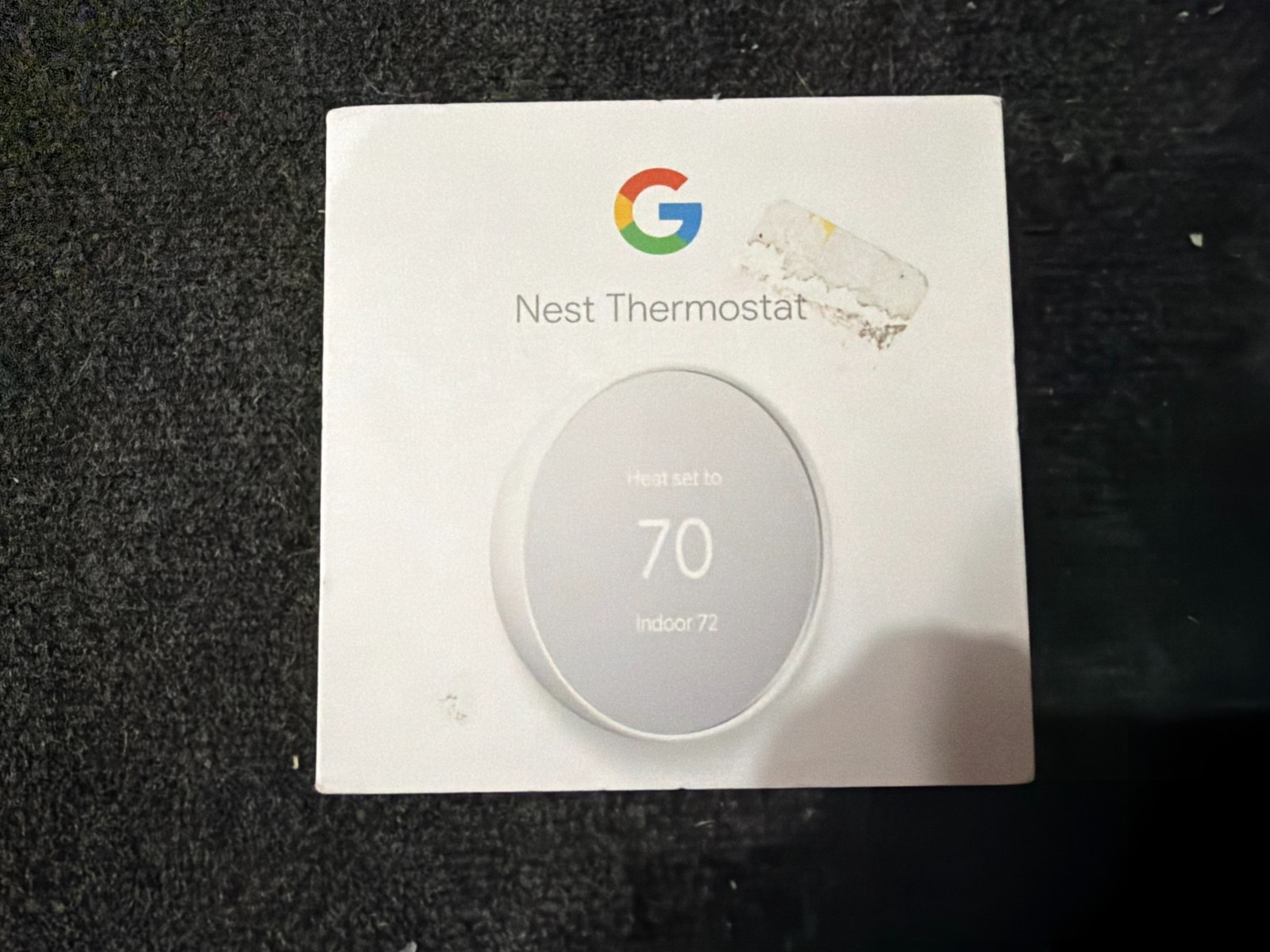 Google Nest Thermostat Snow NEW Sealed Smart Wi‑Fi Thermostat UPC 193575007649
