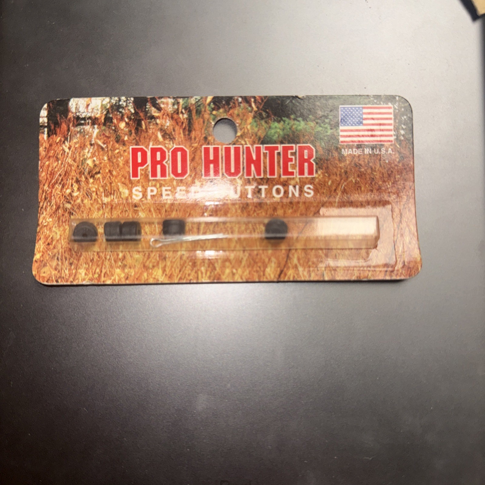 Pro Hunter Speed Buttons Set Black Rubber Archery Bow String Silencer Made USA