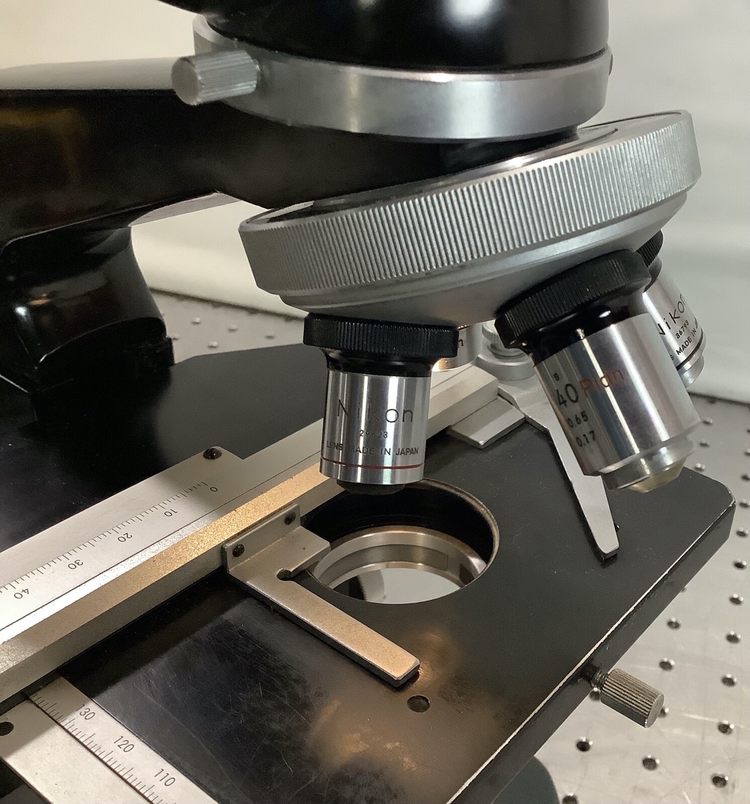 Nikon Binocular Phase Microscope w/ Four Objectives