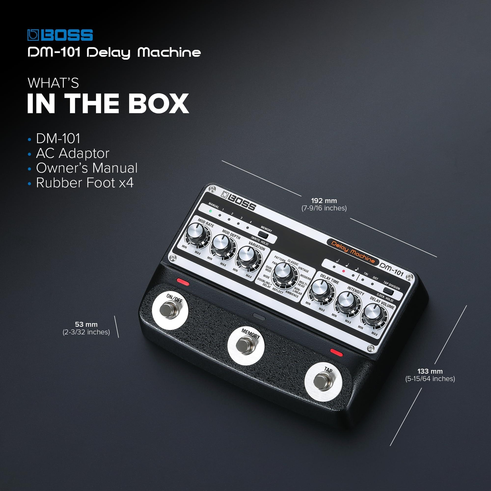 Boss DM-101 Delay Machine New