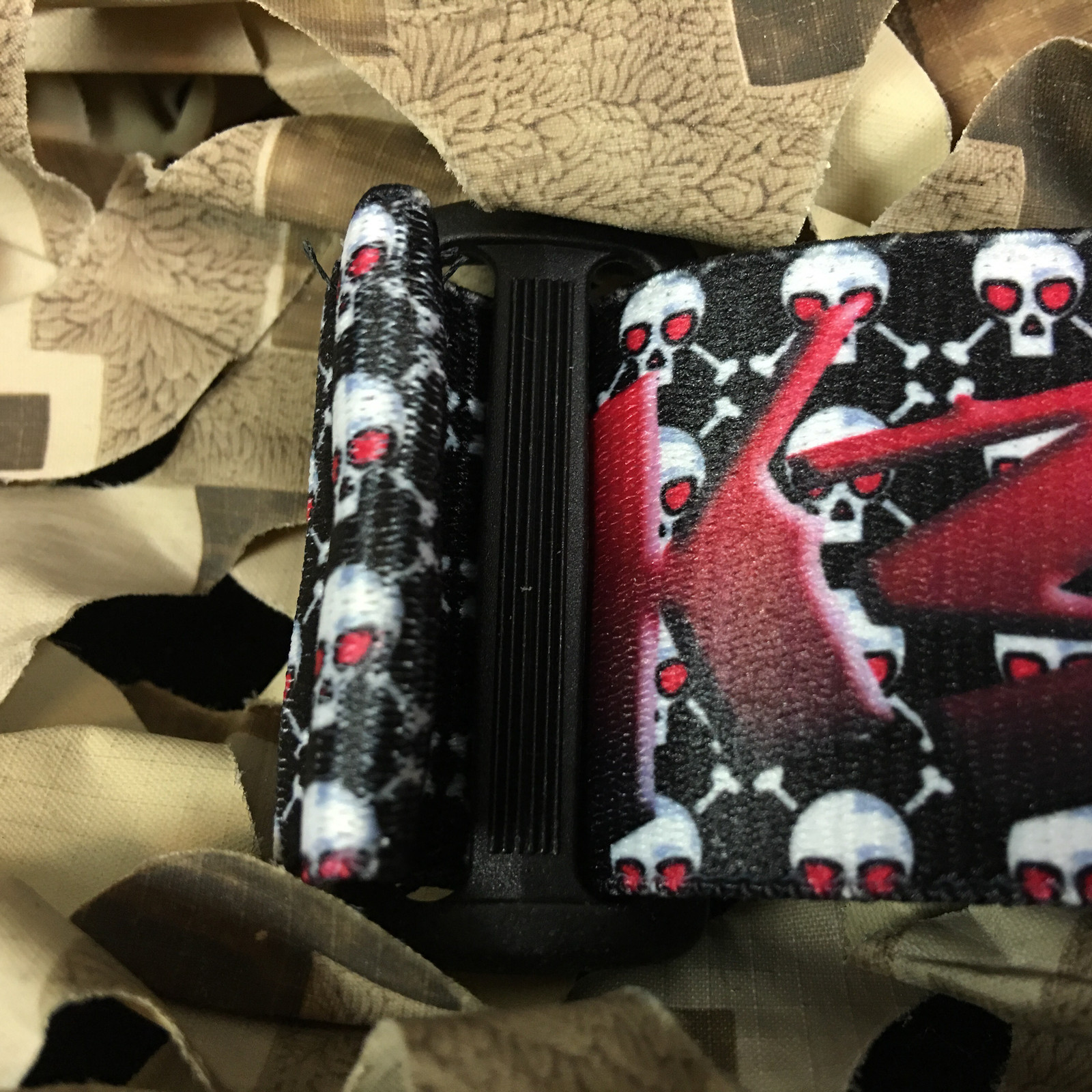 NEW KM Paintball Universal Mask Goggle Strap - 09 Skull Candy