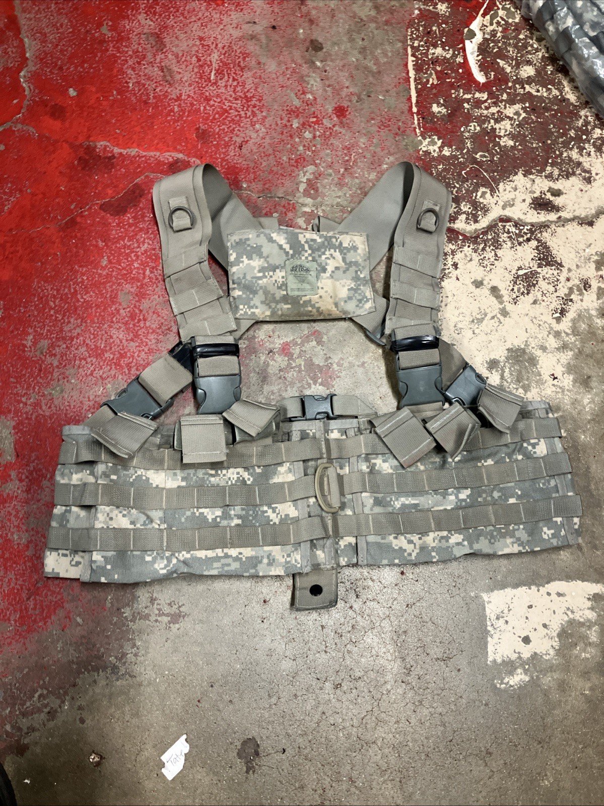 S.O. Tech Tactical Military Medical Assault Harness Chest Rig-UCP
