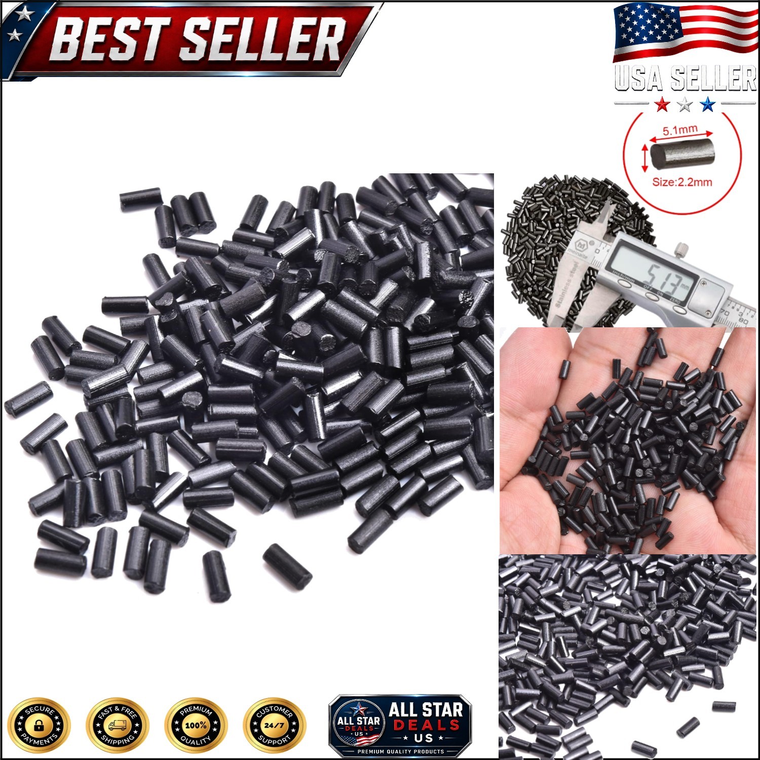 60g Ferrocerium Lighter Flint Stones - 450pcs Universal Replacement Pack