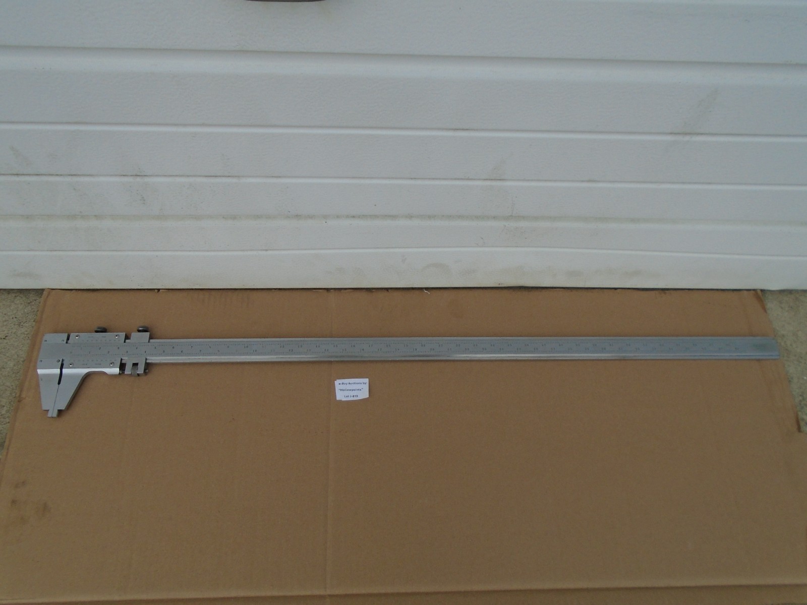Starrett 123Z-36 Master Vernier Caliper w/ No Wooden Box 0-36" Range .001" J819