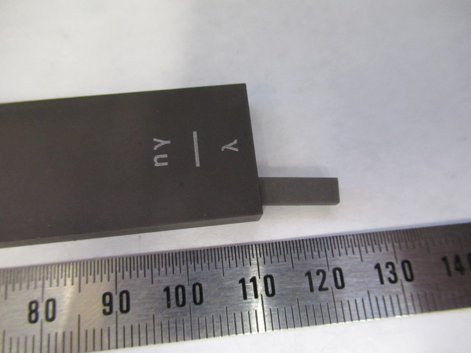 AUS JENA GERMANY LAMBDA SLIDE POLARIZER MICROSCOPE PART AS PICTURED V8-B-05