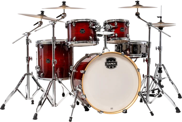 Mapex Armory 5-piece Rock Shell Pack - Red Onyx Burst