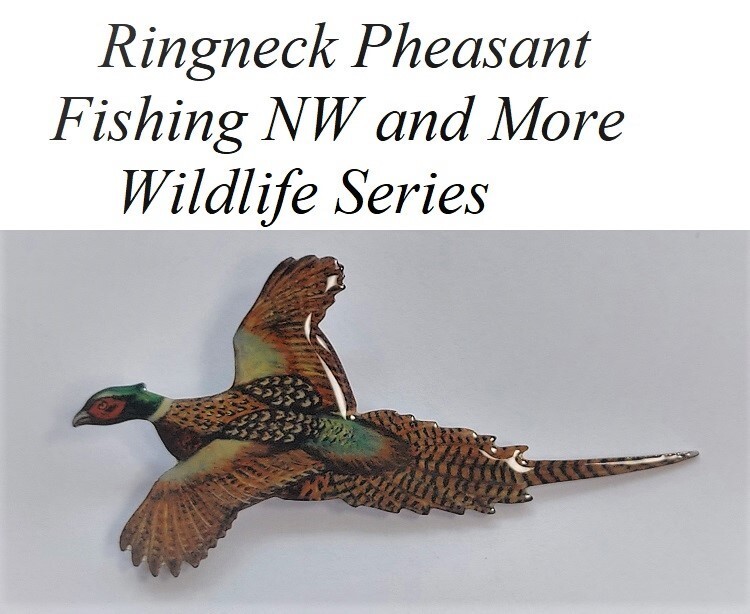 Pin Pals Ringneck Pheasant Hat or Lapel Pin - Wildlife Series