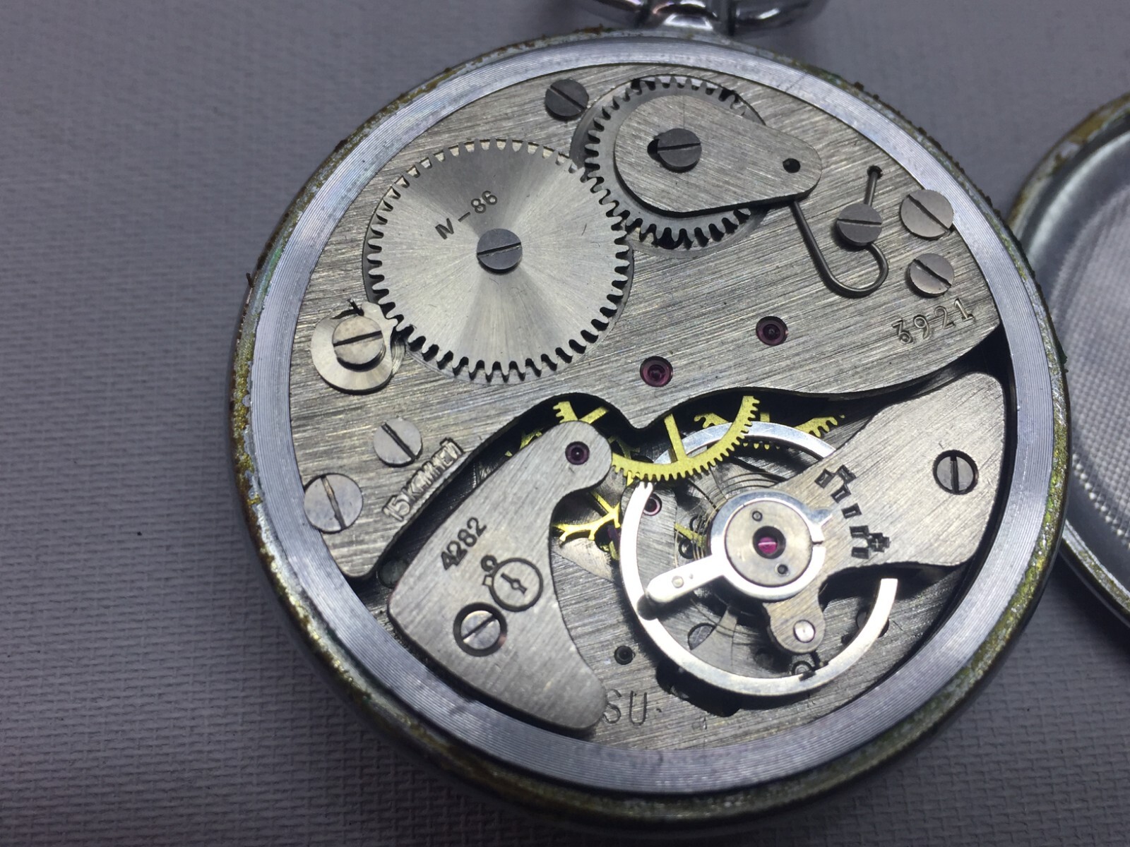 AGAT vintage mechanical ex USSR stopwatch chronometer