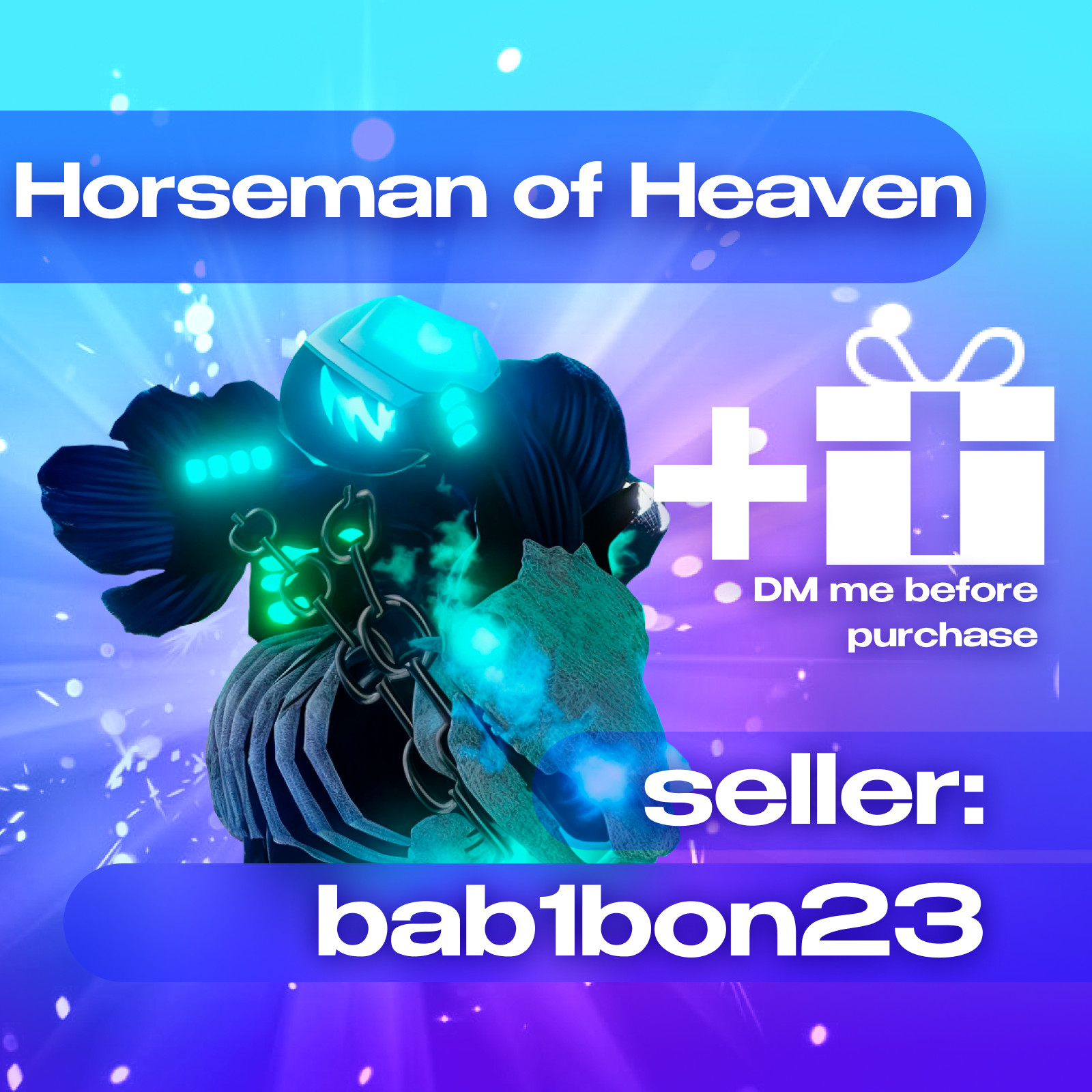 Roblox - YBA / Your Bizarre Adventure -  Horseman of Heaven