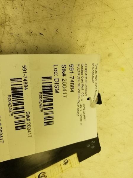 15-17 TOYOTA CAMRY MULTIPLEX NETWORK CONTROL MODULE ECM ASSEMBLY