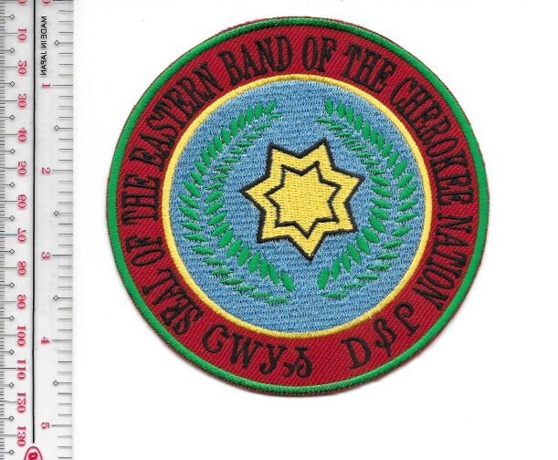 American Indian Tribal Seal North Carolina Eastern Band of Cherokee NO TARIFF