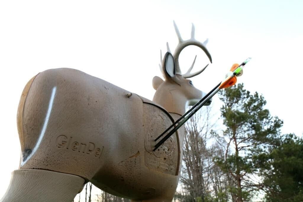 Realistic Lifelike 3D Buck Archery Target - Removable Head - Replaceable Insert