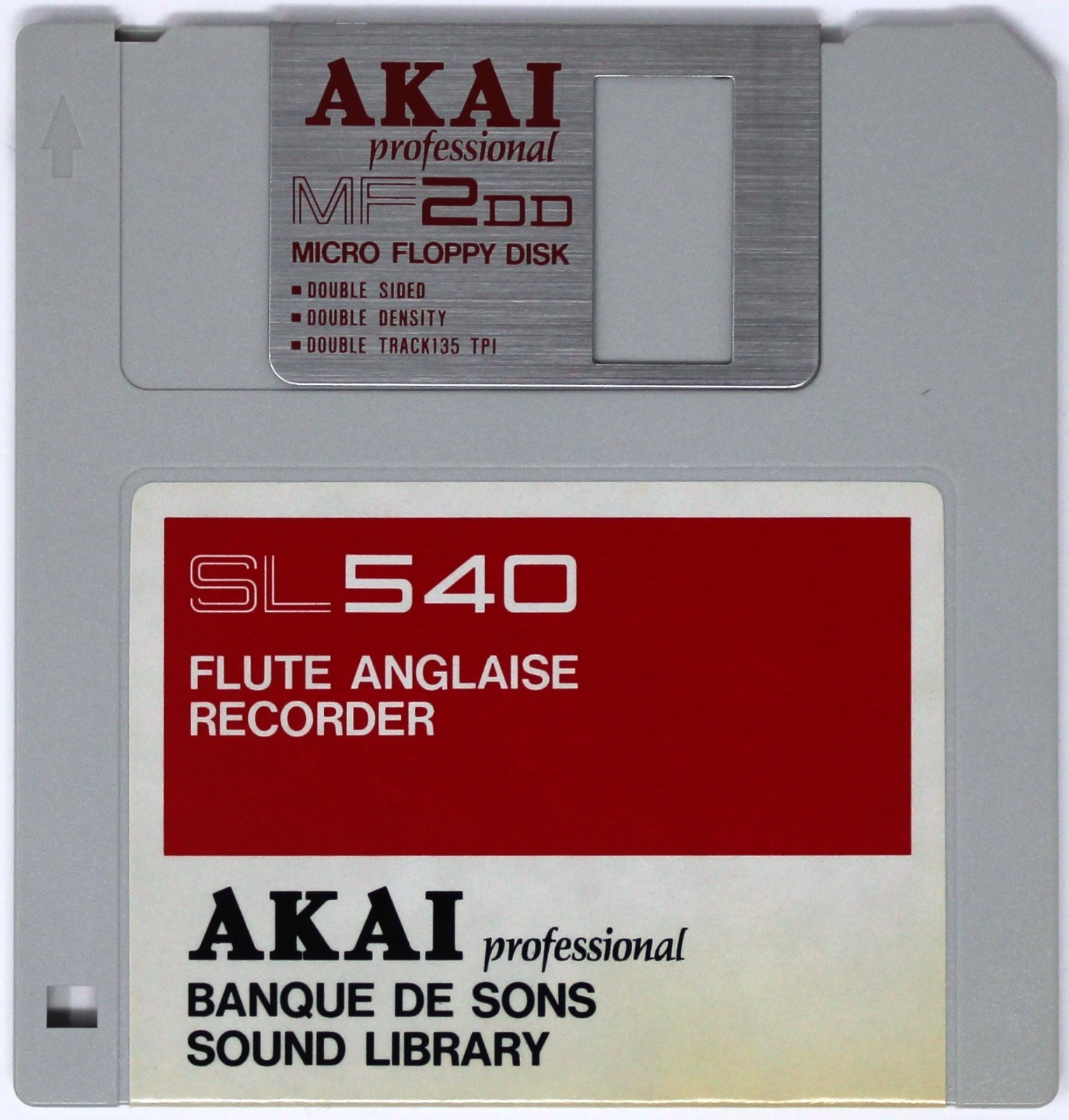 Akai SL540 Recorder S900 Format Floppy Disk Banque De Sons