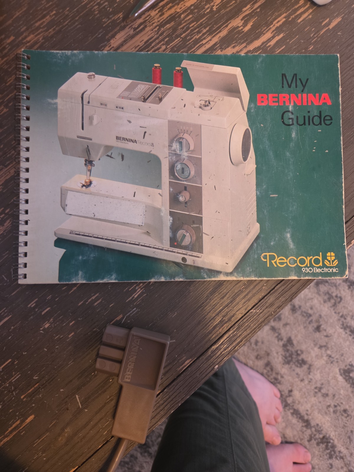 BERNINA Record 930 Electronic Sewing Machine (Read Description)