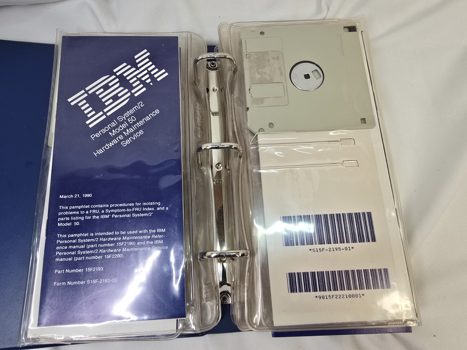 Vintage IBM PS/2 Hardware Maintenance Service Technical Reference Kit 12 Disks
