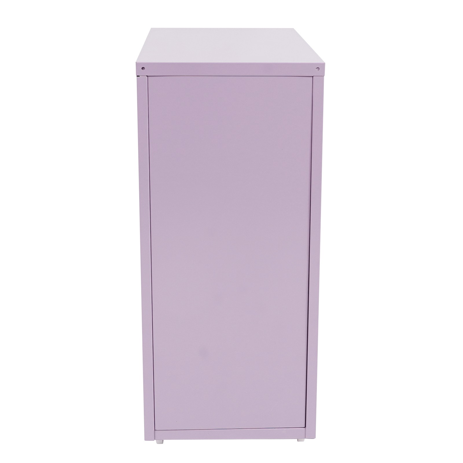 Vertical File Cabinet, Metal File Cabinet with Lock, Filing Cabinet Purple