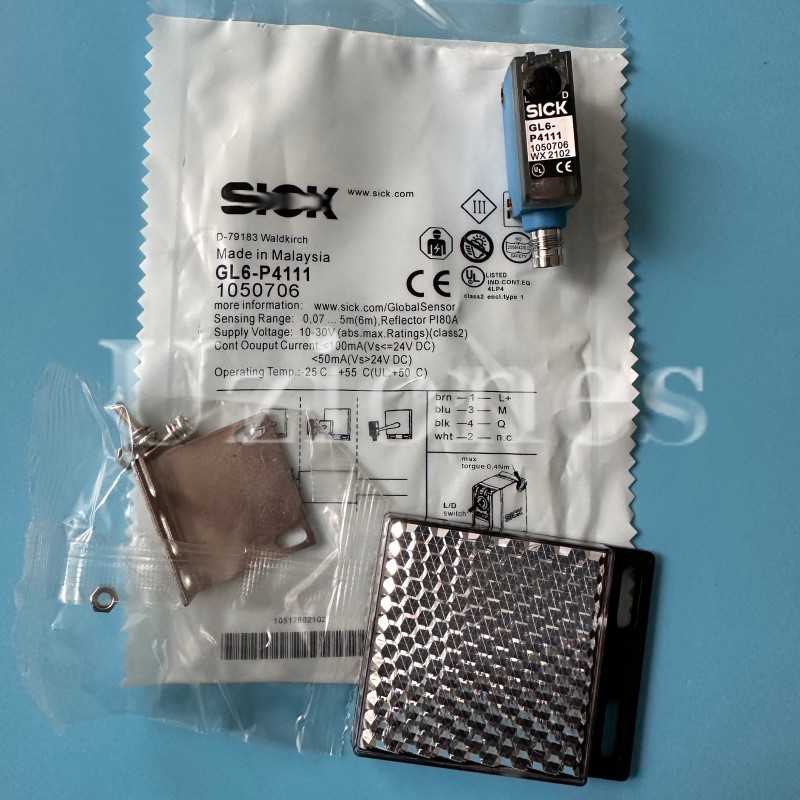 New For Sick GL6-P4111 1050706 Miniature Photoelectric Sensor Switch US Shipping