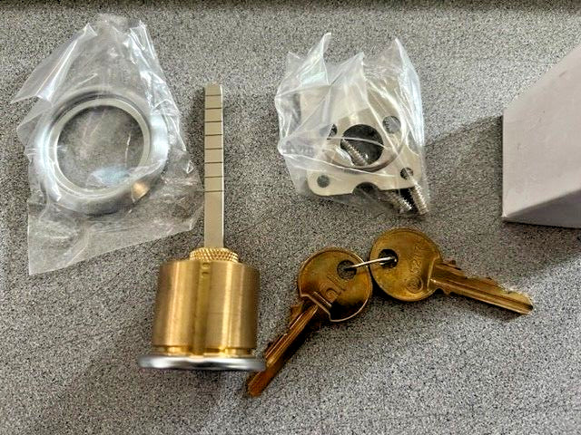 GENERAL LOCK  YALE Y2 ( YA ) KEYWAY RIM CYLINDER RC6-YA-626 US26D