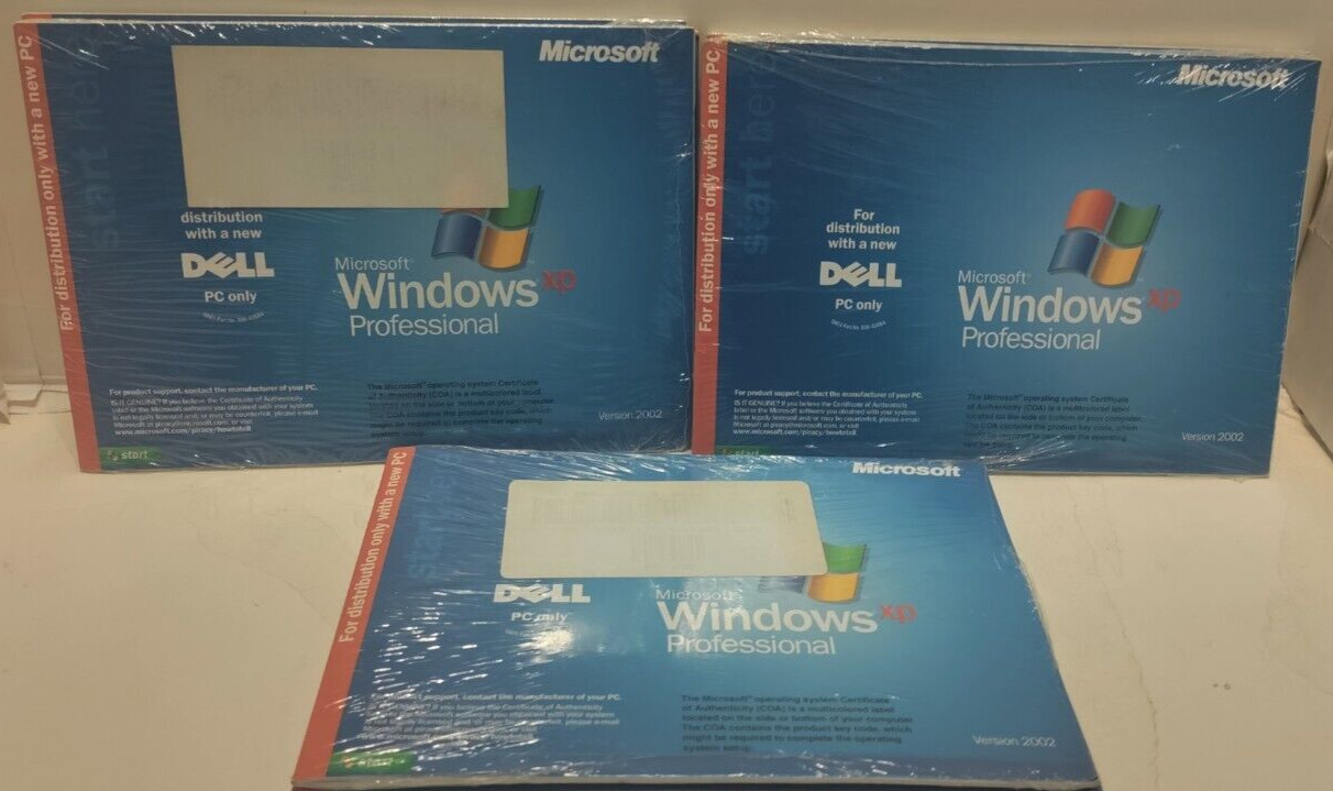 Dell Windows XP Professional Service Pack 2 Reinstallation CD SP2 No Product Key