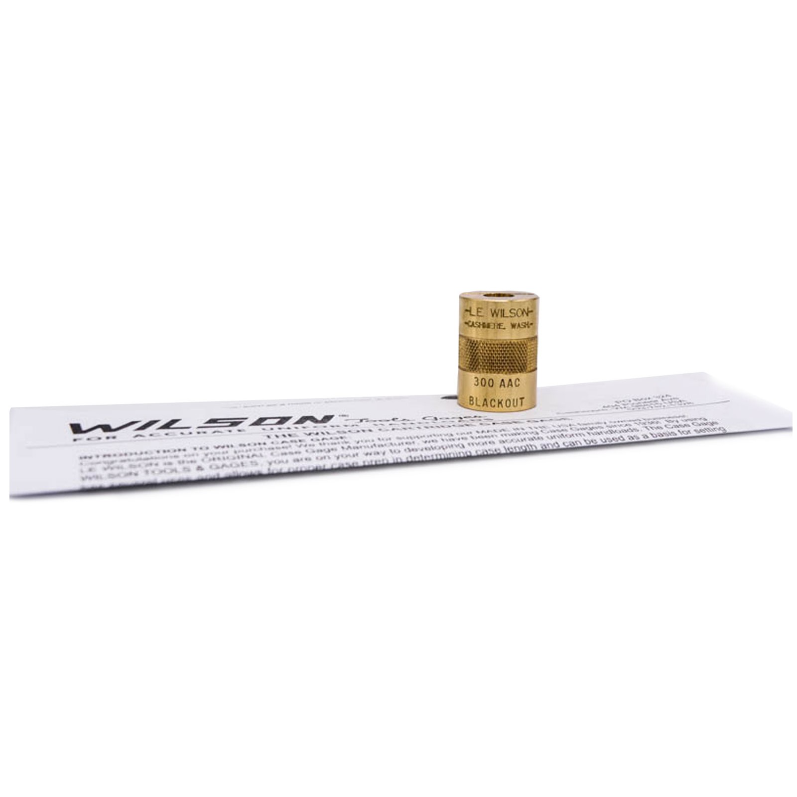 L.E. WILSON .308 Win Brass Case Gage (CGB-308W)